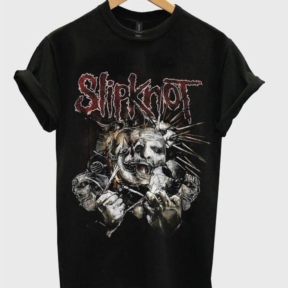 Black Slipknot Band Tee